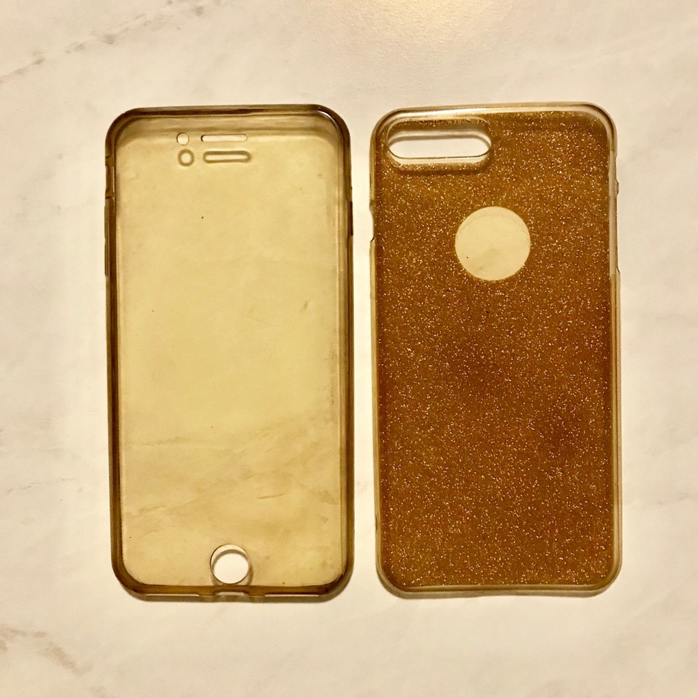 Gold Sparkle iPhone 7 Plus Case